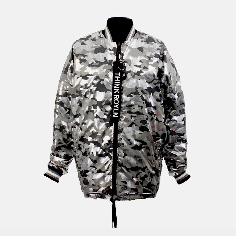 NWT Think Royln Reversible Brooklyn Bomber Jacket